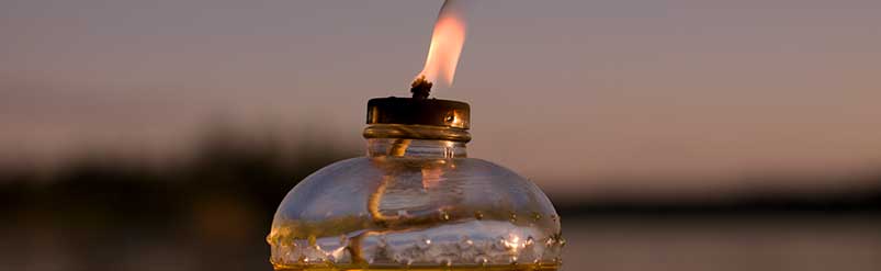 oil lamp flame